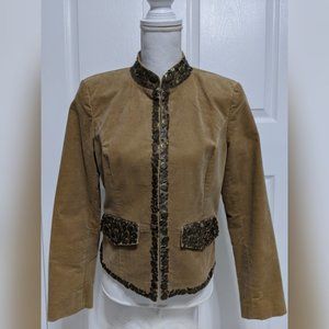Michael Michael Kors Tan Faux Suede Jacket
